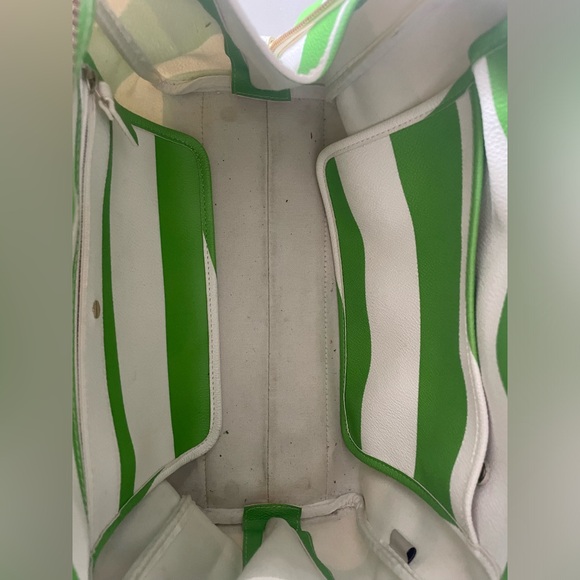 Kate Spade Green and White Handbag - Picture 3 of 8